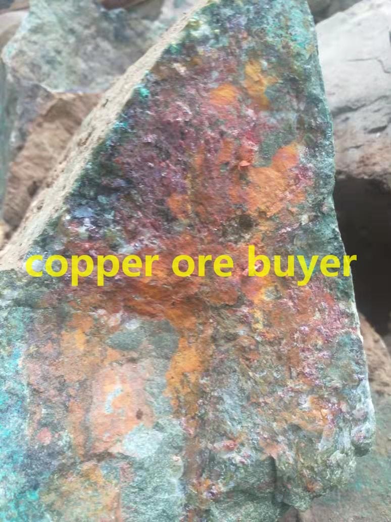 Workers find malachite and azurite in old copper mine